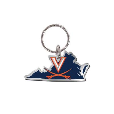 Virginia Wincraft Freeform State Keychain