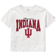  Indiana League Women's Clothesline Cotton Crop Tee