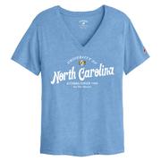  Unc League Women's Intramural Boyfriend V- Neck Top