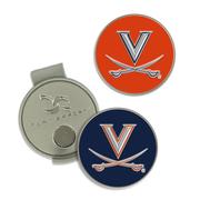  Virginia Wincraft Hat Clip And Ball Marker Set