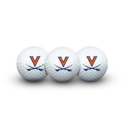  Virginia Wincraft 3 Piece Golf Ball Set