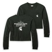  Michigan State League Women's Clothesline Cotton Long Sleeve Midi Tee