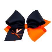  Virginia Wee Ones King Two- Tone Embroidered Logo Bow