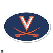  Virginia Cavaliers Oval 6 