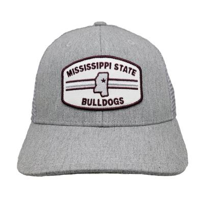 Mississippi State Pukka Silhouette Mesh Snapback Cap