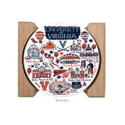  Virginia Julia Gash Drink Coasters (4 Pack)