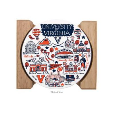 Virginia Julia Gash Drink Coasters (4 Pack)