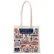  Virginia Julia Gash Slim Canvas Tote