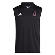  Mississippi State Adidas Sleeveless Training Hoodie Tee