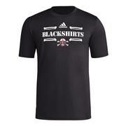  Nebraska Adidas Blackshirts Pregame Tee