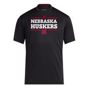  Nebraska Adidas Sideline Training Tee