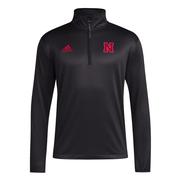  Nebraska Adidas Sideline Knit 1/4 Zip