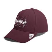  Mississippi State Adidas Poly Structured Adjustable Cap