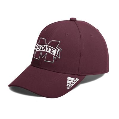 Mississippi State Adidas Poly Structured Adjustable Cap