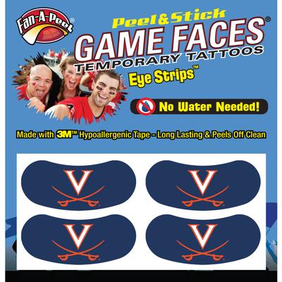 Virginia Game Faces Eye Strips