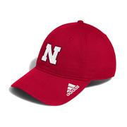  Nebraska Adidas Primary Logo Adjustable Slouch Cap