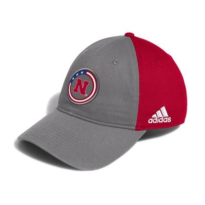 Nebraska Adidas Military Appreciation Adjustable Slouch Cap