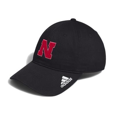 Nebraska Adidas Primary Logo Adjustable Slouch Cap