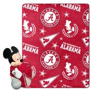  Alabama Northwest Pennant Mickey Pillow & Silk Throw Set