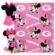  Georgia Northwest Pennant Minnie Pillow & Silk Throw Set