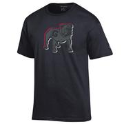  Georgia Champion Tonal With Shading Standing Bulldog Tee