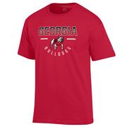  Georgia Champion Straight Over Logo Reverse Arch Tee