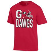  Georgia Champion Helmet In War Cry Tee