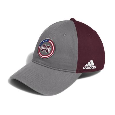 Mississippi State Adidas Wordmark Adjustable Slouch Cap