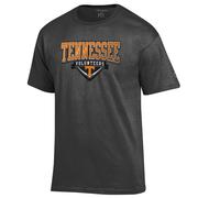  Tennessee Champion Wordmark Mascot Logo Badge Tee