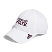  Mississippi State Adidas Wordmark Adjustable Slouch Cap