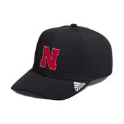  Nebraska Adidas Structured Adjustable Performance Cap