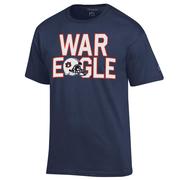  Auburn Champion Helmet In War Cry Tee