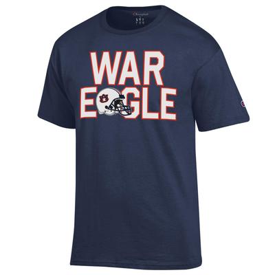 Auburn Champion Helmet in War Cry Tee