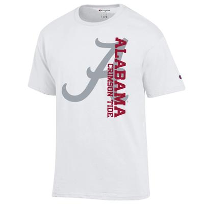 Alabama Champion Vertical with Tonal Logo Tee