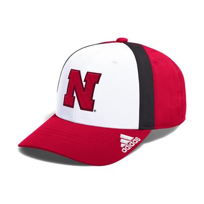 Nebraska Adidas Coach Pack Hat