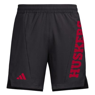 Nebraska Adidas D4T Woven Pocket Shorts