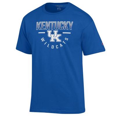 Kentucky Champion Straight Over Logo Reverse Arch Tee