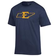  Etsu Champion Logo Over State Tee