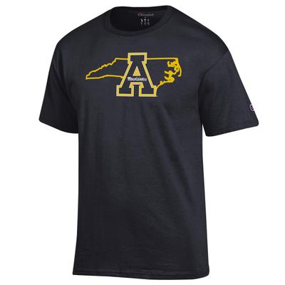 App State Champion Logo Over State Tee