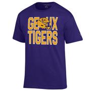  Lsu Champion Helmet In War Cry Tee