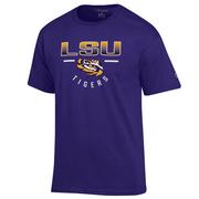  Lsu Champion Straight Over Logo Reverse Arch Tee