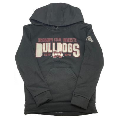 Mississippi State Adidas YOUTH Overspray Fleece Hoodie