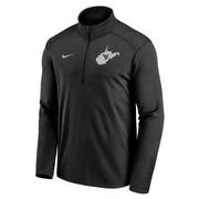  West Virginia Nike Built On Bravery Pacer Half Zip