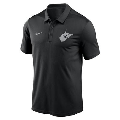 West Virginia Nike Built on Bravery Franchise Polo