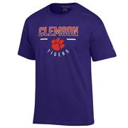  Clemson Champion Straight Over Logo Reverse Arch Tee