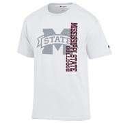  Mississippi State Champion Vertical With Tonal Logo Tee