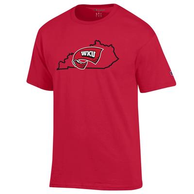 Western Kentucky Champion Logo Over State Tee