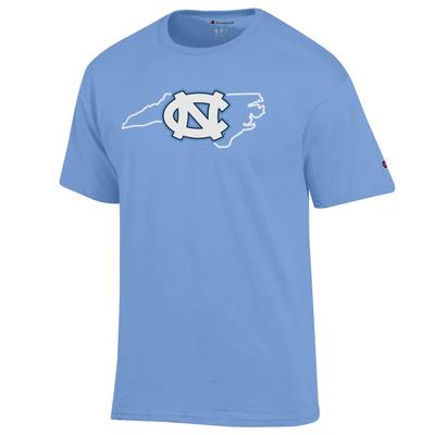 UNC Champion Logo Over State Tee