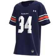  Auburn Under Armour Youth # 34 Replica Football Jersey