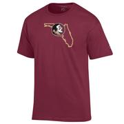  Florida State Champion Logo Over State Tee